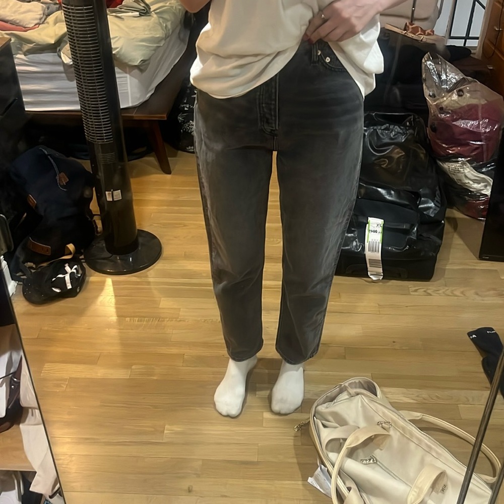 Rag & Bone Black Washed Jeans